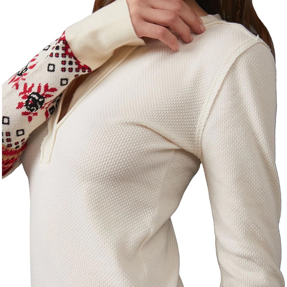 NWT Free People Mikah Layering Cuff Thermal - Picture 3 of 15